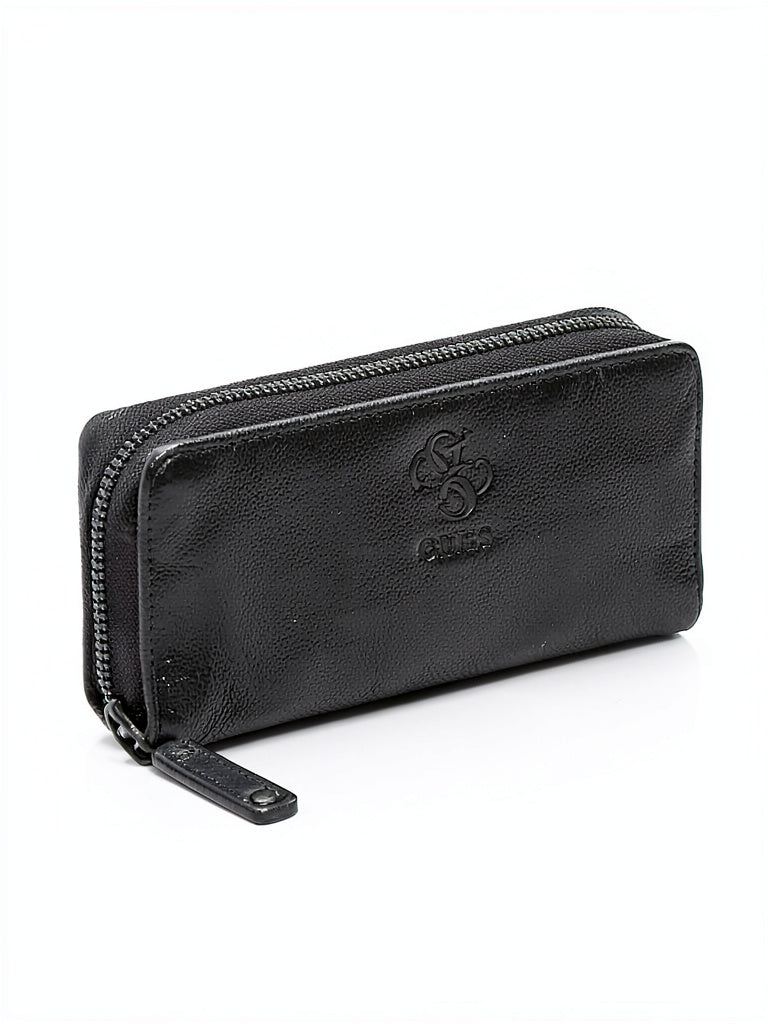 Guess Digital Zip-Around Wallet, Black