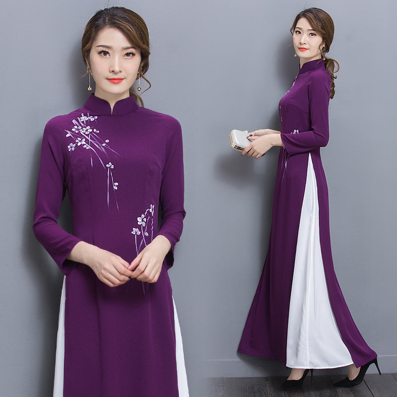 Improved Cheongsam, Tea Dress, Vintage Dress