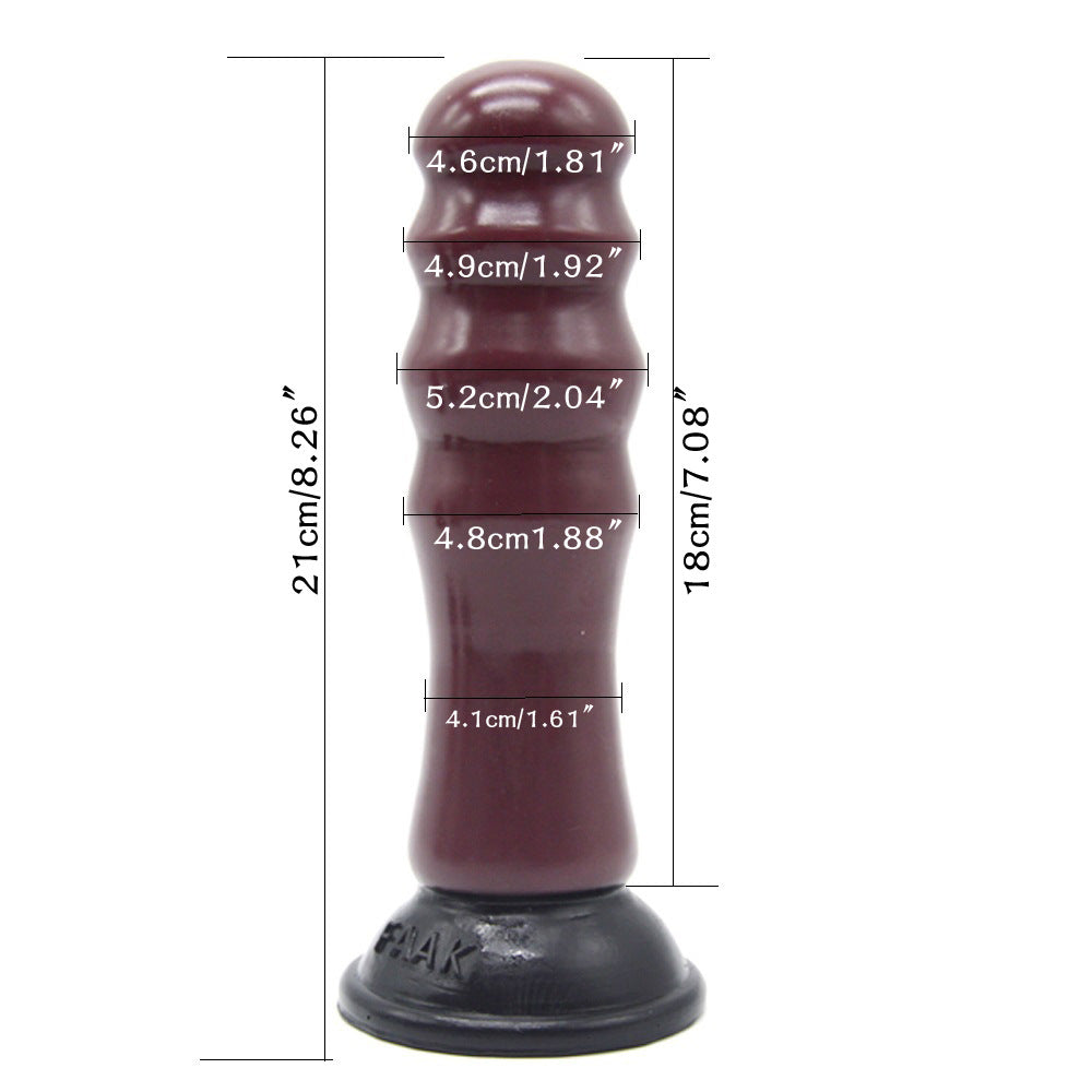 Silicone Realistic Anal Plug for Couples' Pleasure