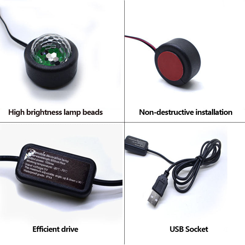 New Starry Atmosphere LED Light Strip with Sound Control