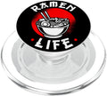 Ramen Life Kawaii Japanese Noodles Anime Asian Food Ramen PopSockets PopGrip: Swappable Grip for Phones & Tablets PopSockets MagSafe PopGrip for iPhone