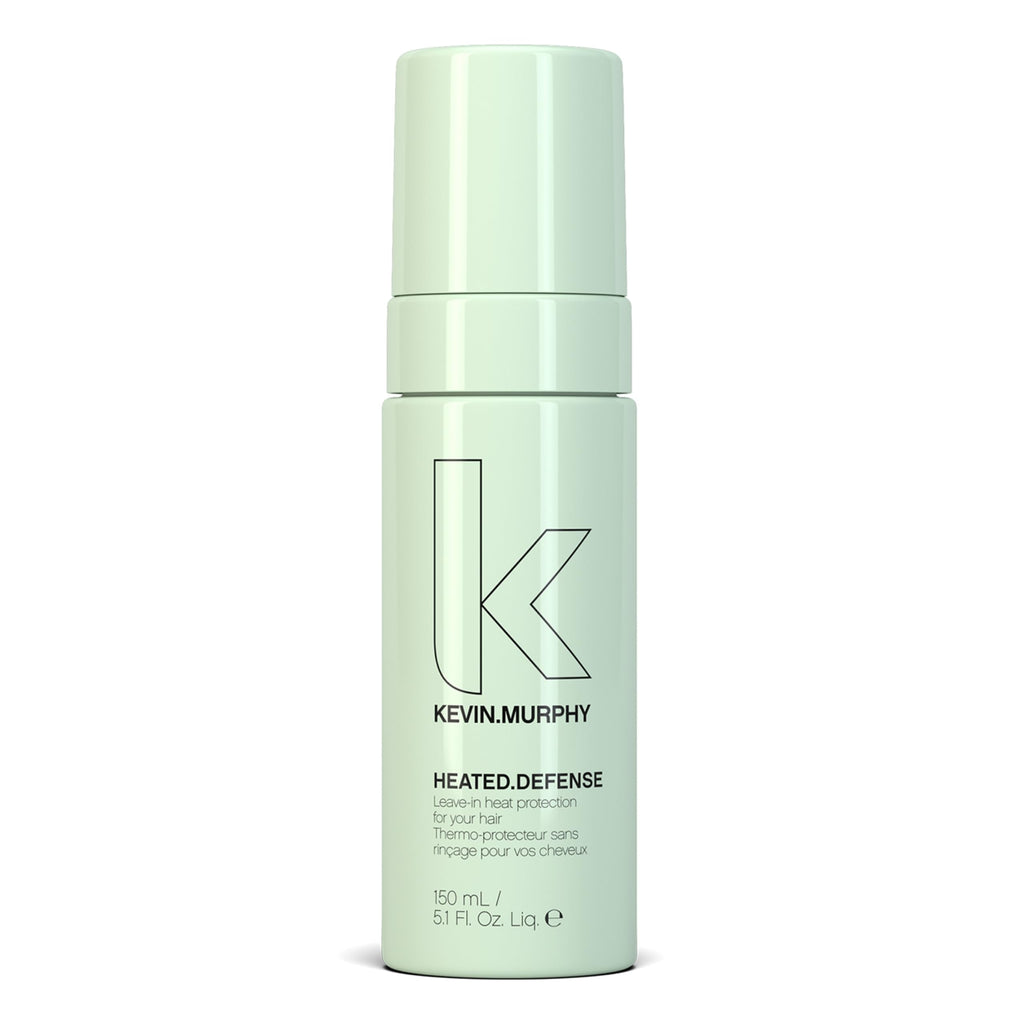 KEVIN.MURPHY HEATED.DEFENSE - Heat Protection Spray for Hair - For All Hair Types - Leave-In Foam - Extreme Heat Protection - Cruelty Free Hair Foam - 150 mL / 5.1 fl oz