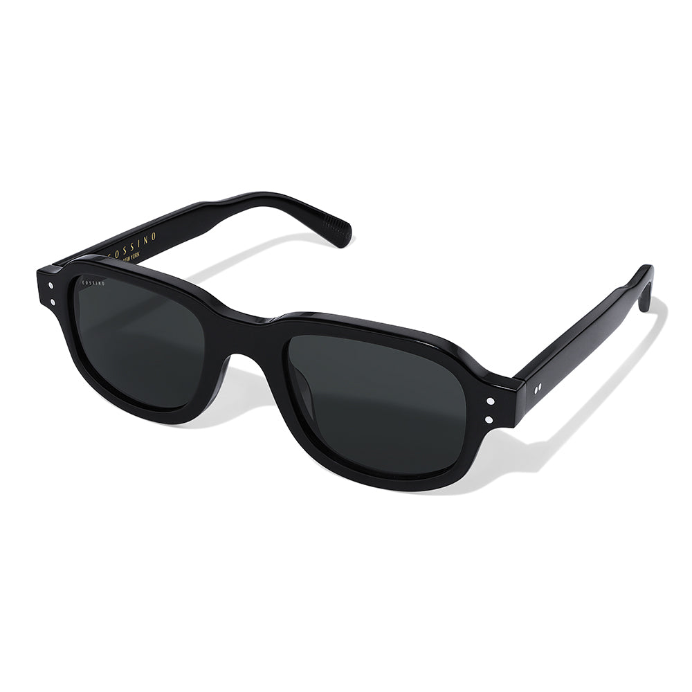 Tres 48mm Rectangle Sunglasses | Black