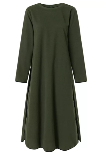 Oversized Knit Lace Casual Hoody Dress