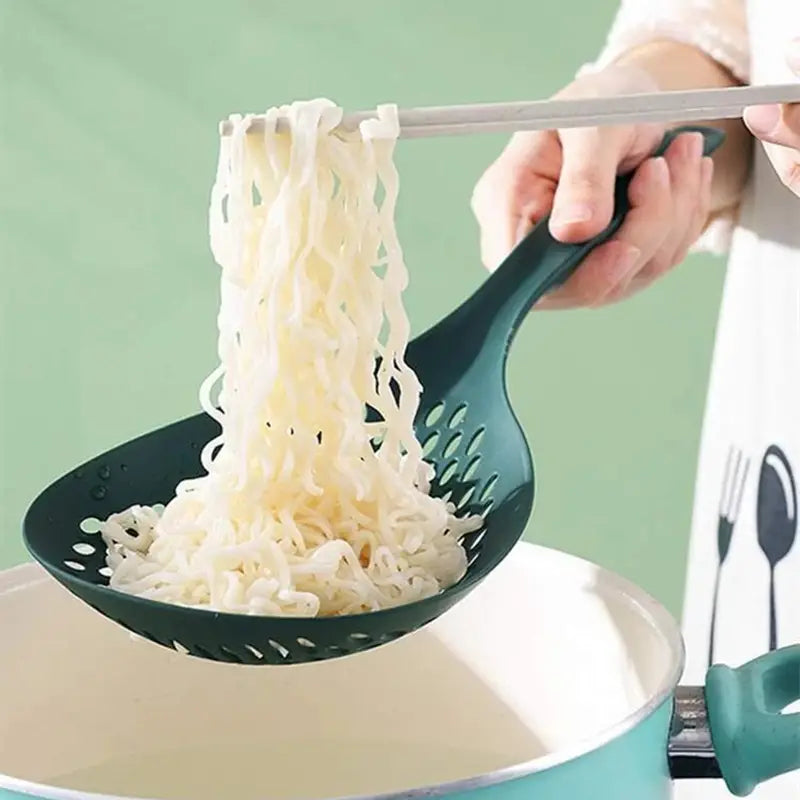 High Temp Resistant Slotted Spoon for Dumplings & Noodles