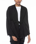 Inc International Concepts Sherpa Faux Fur Belted Kimono, One Size