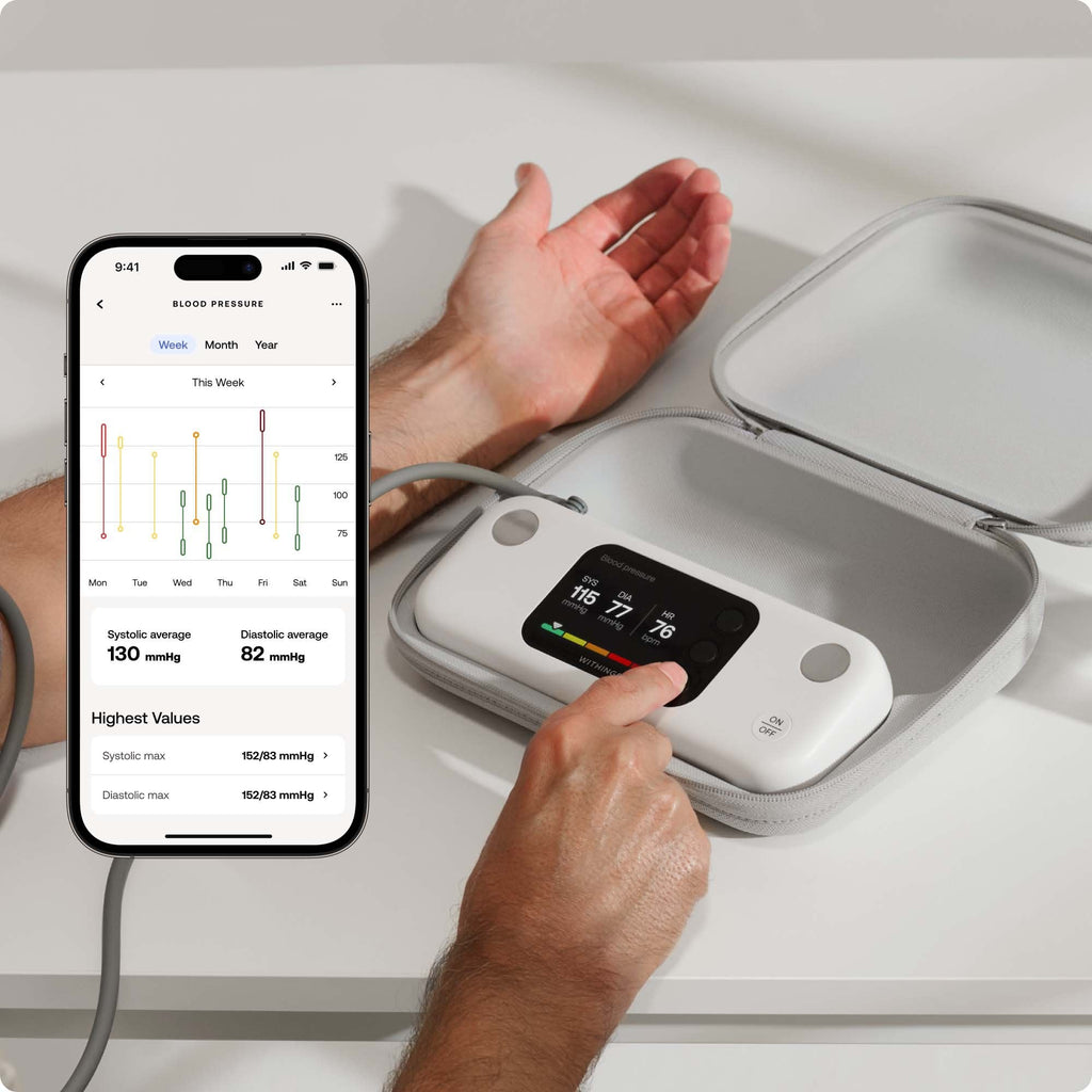 Digital Blood Pressure Monitor Smarthealth Adult Cuff 20 to 40 cm Desk Model WPM07-08-ALL-INT