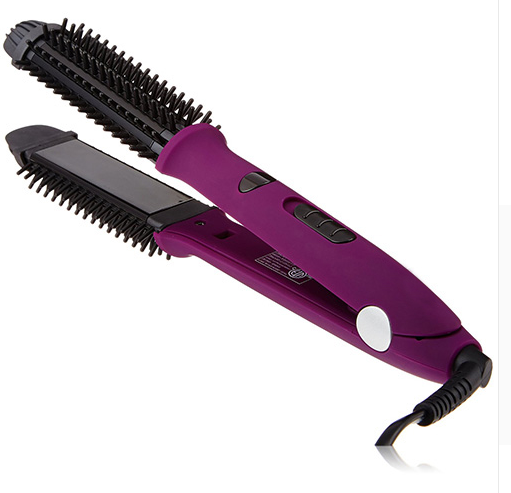 Dual-Purpose Hair Curling Stick and Straightener Comb