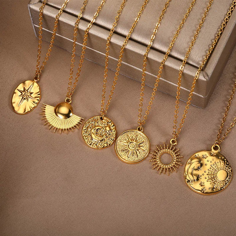 Clavicle Chain Simple Pendant Necklace