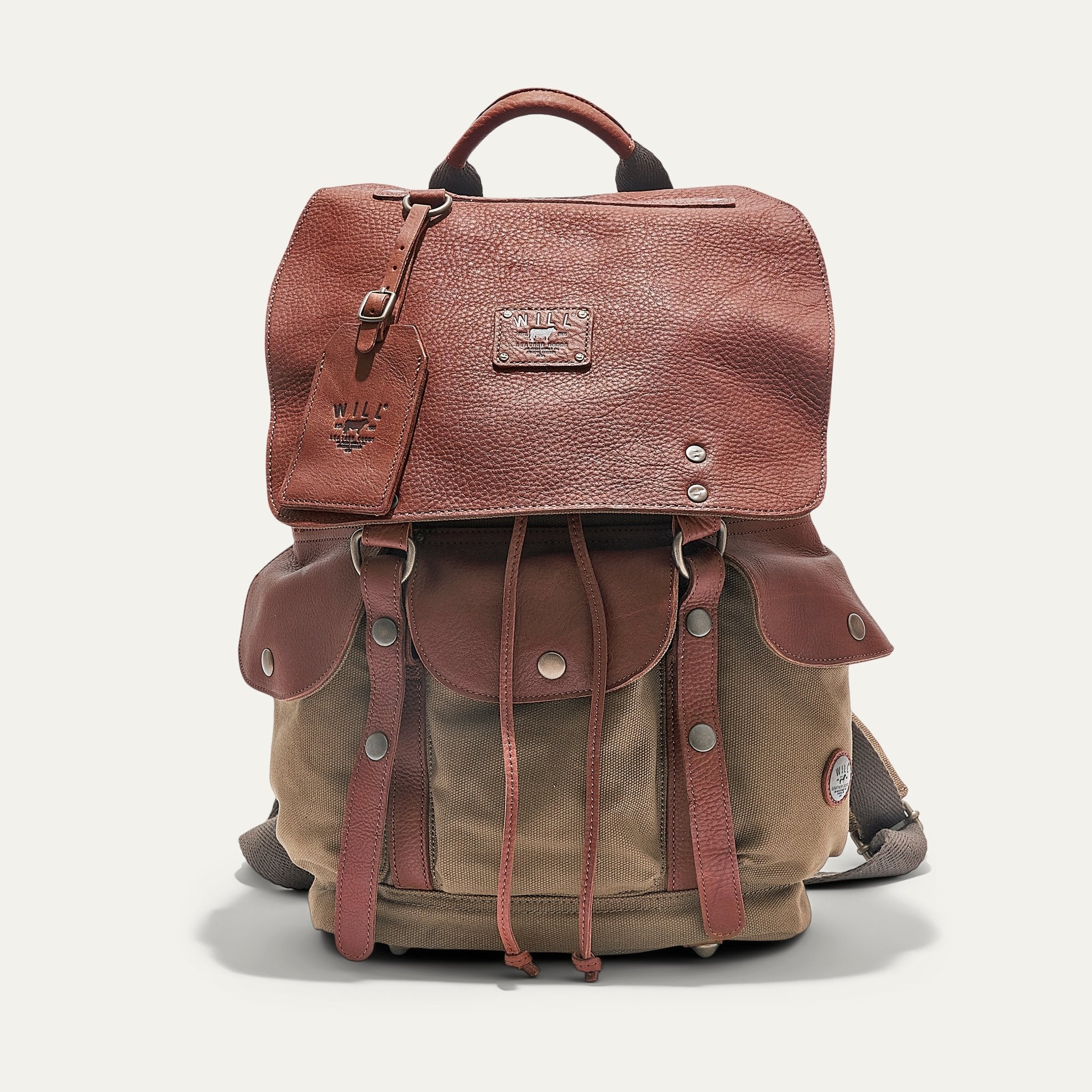 Lennon Canvas & Leather Backpack