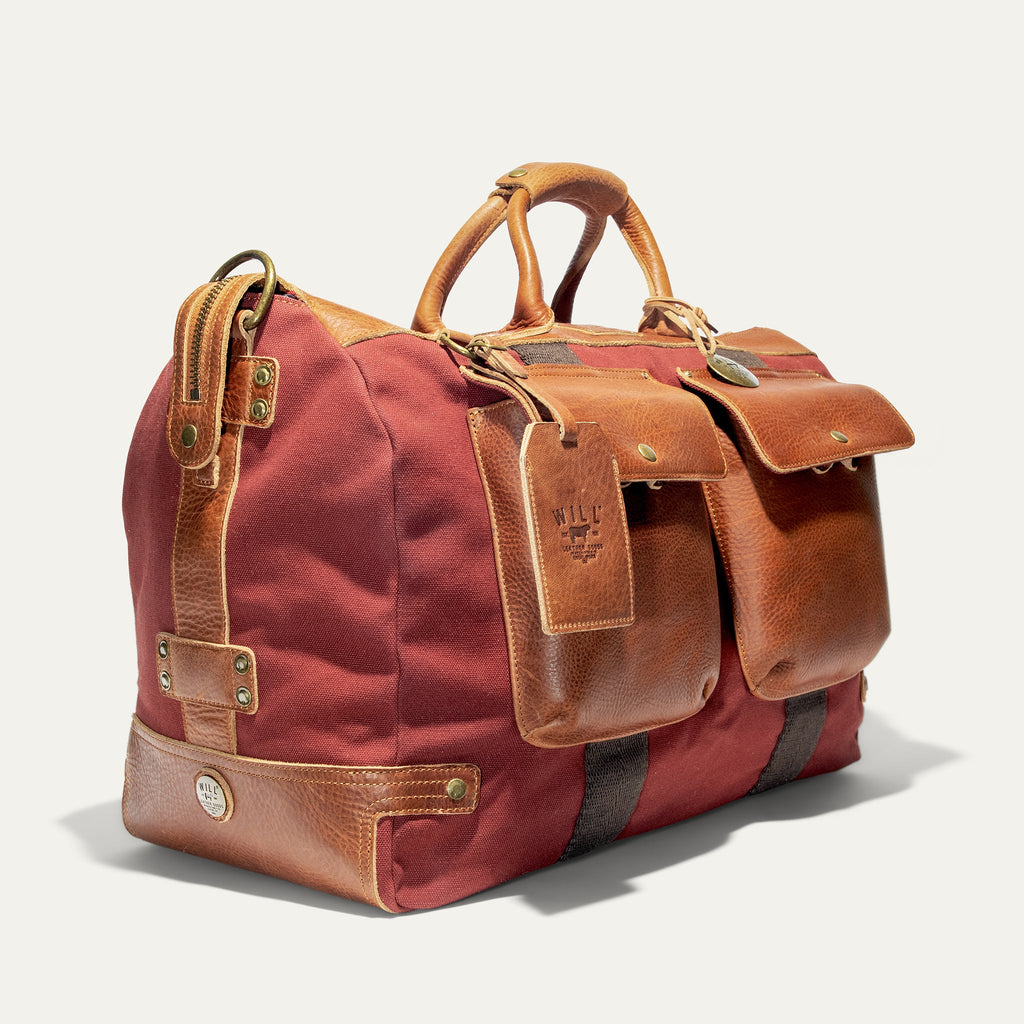 Canvas & Leather Travel Duffle