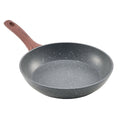 3 Piece Frying Pan Aluminum Skillet Set 9.5 11 12 in Nonstick Pre-Seasoned Grey