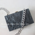 Acrylic Shoulder Crossbody and Clutch Bag
