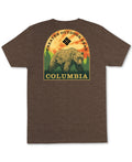 Columbia T-Shirt Sportswear Mens Julien Jersey Graphic Crewneck, Brown, Size M