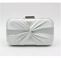 Handmade Silk Evening Clutch with Bow for Women