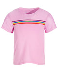 ID Ideology Toddler and Little Girls Multi-Stripe Shirt, Size 6X