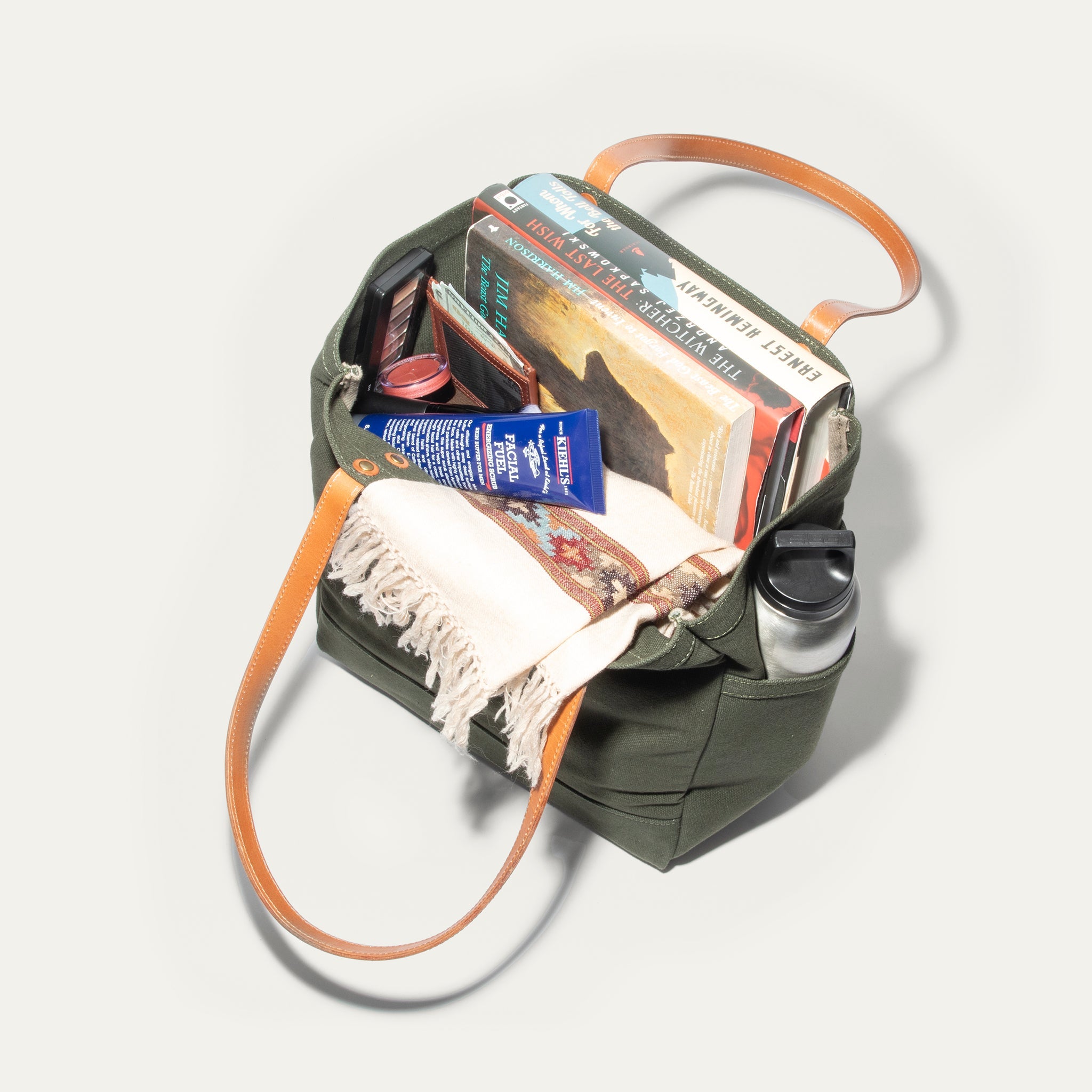 Waxed Canvas Work Tote