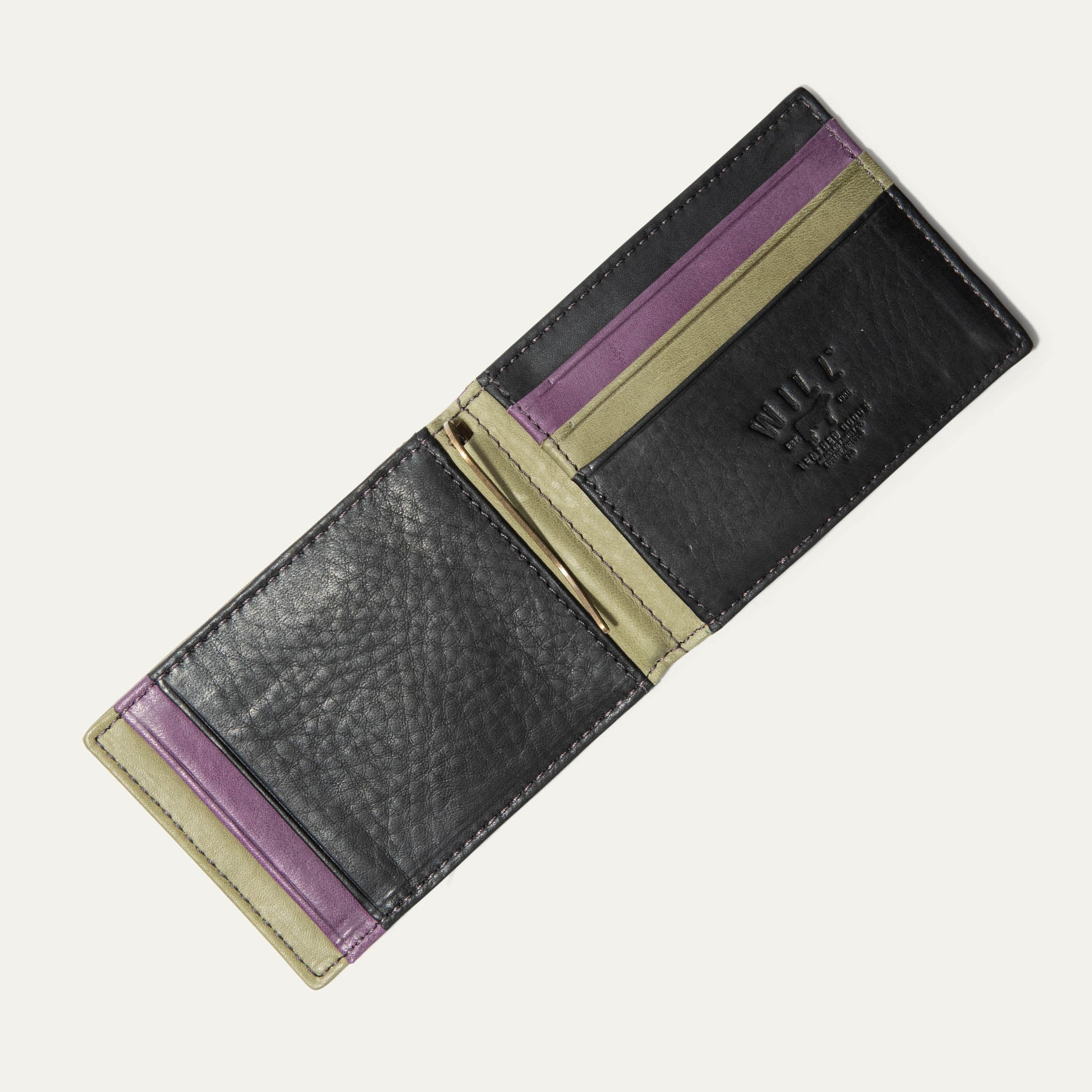 Mondrian Color-Block Slimfold Wallet