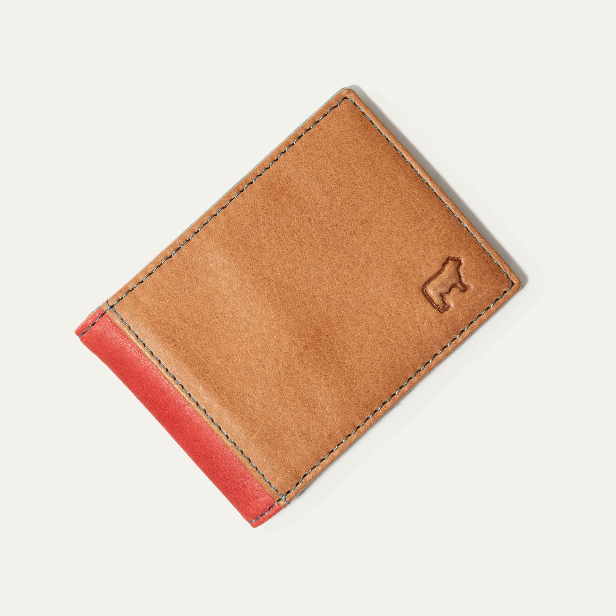 Mondrian Color-Block Slimfold Wallet
