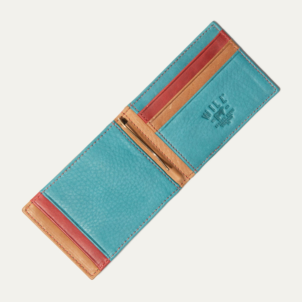 Mondrian Color-Block Slimfold Wallet