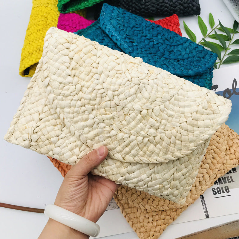 High-Quality Handmade Woven Beach Shoulder Bags for Women