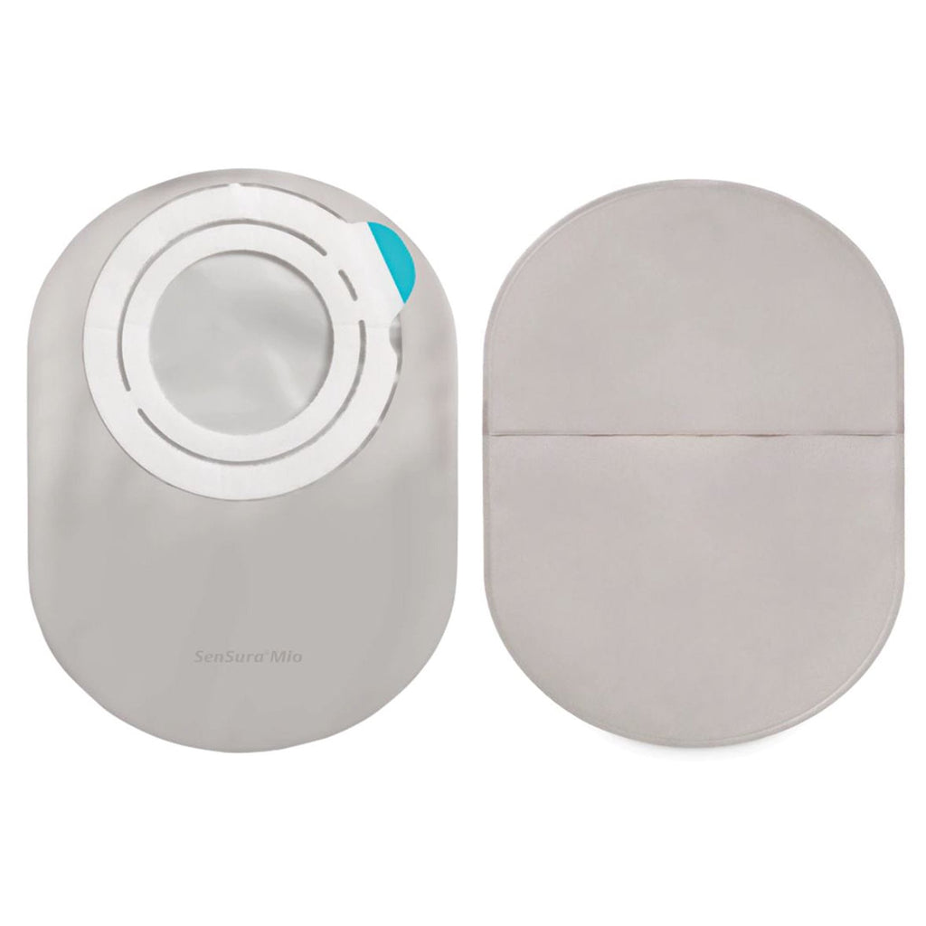 SenSura® Mio Flex 2-Piece Transparent Ostomy Pouch, Red Match 12216