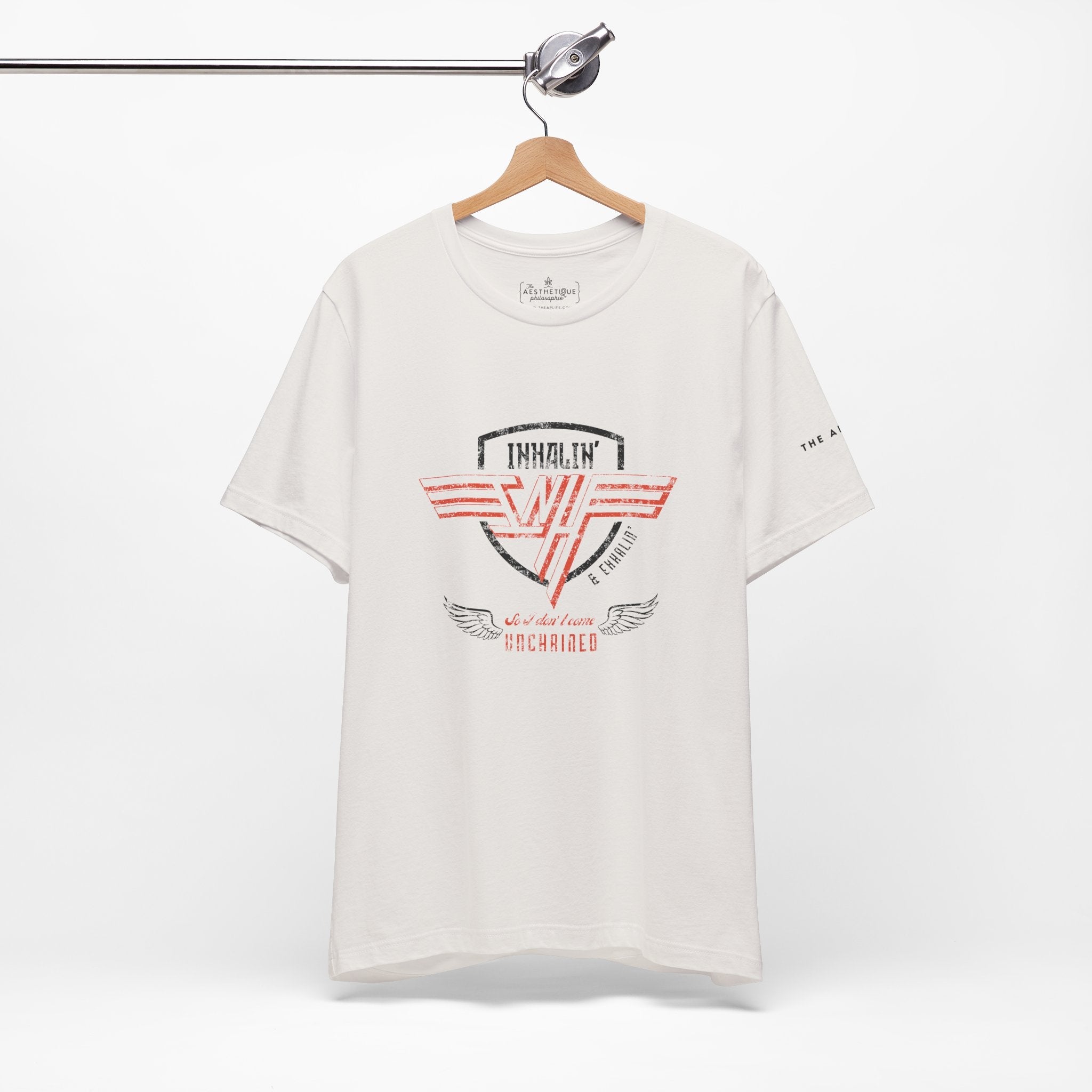 Inhalin' & Exhalin' So I Don't Come Unchained Regulation Adult Unisex Tee