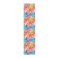Bespattered Facade Rainbow Watercolor Dots Table Runner (2 sizes)