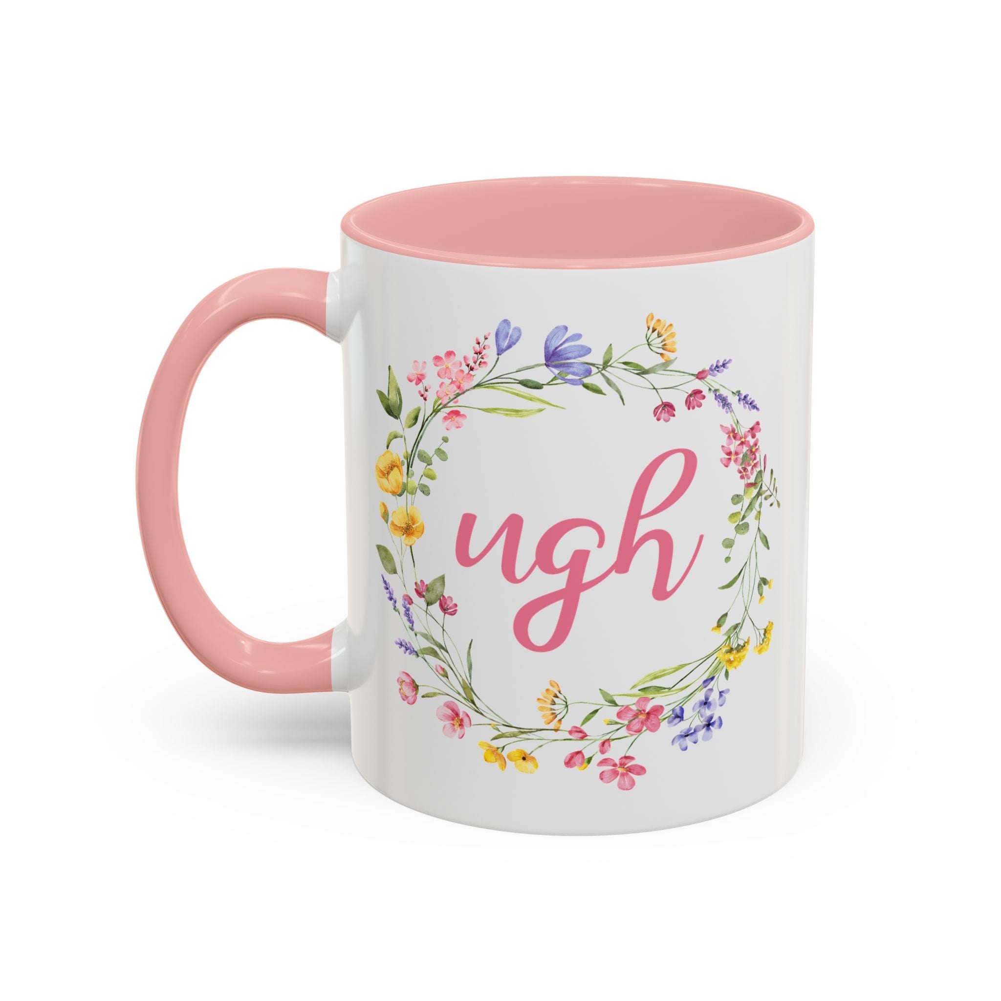 Bespattered Facade Pastel Floral Ugh Mug | Five Colors | 11oz