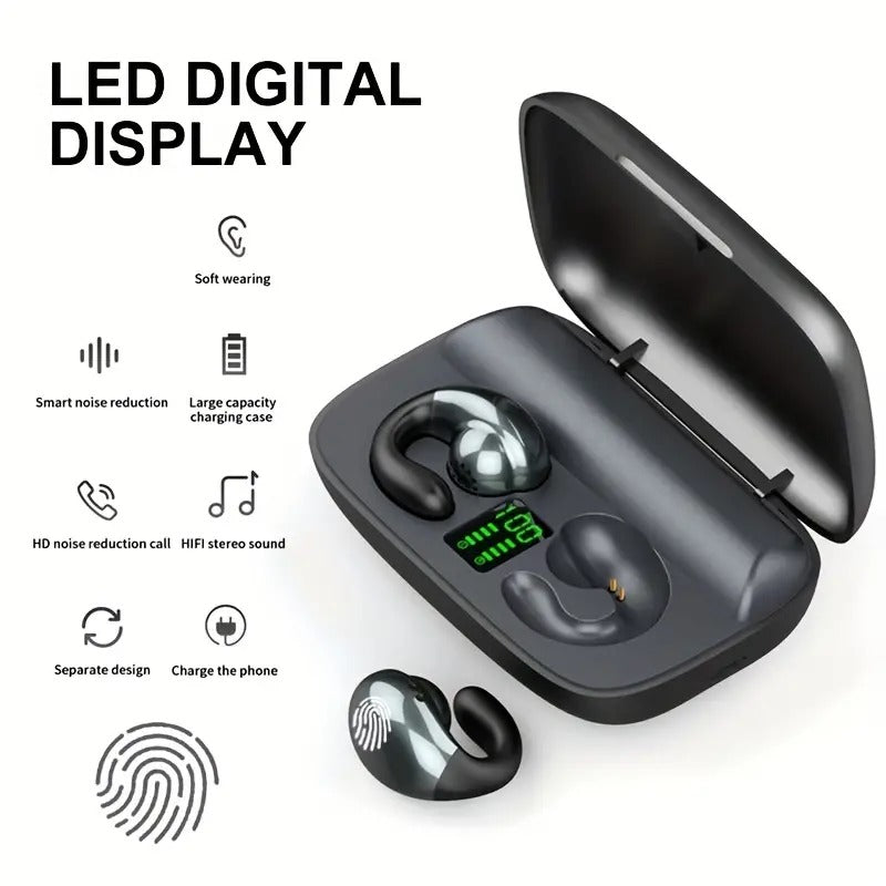 S19 Wireless 5.3 Air Conduction Headset with HiFi Bass