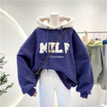 Thick Winter Hooded Sweater for Women - Anti-Pilling Velvet