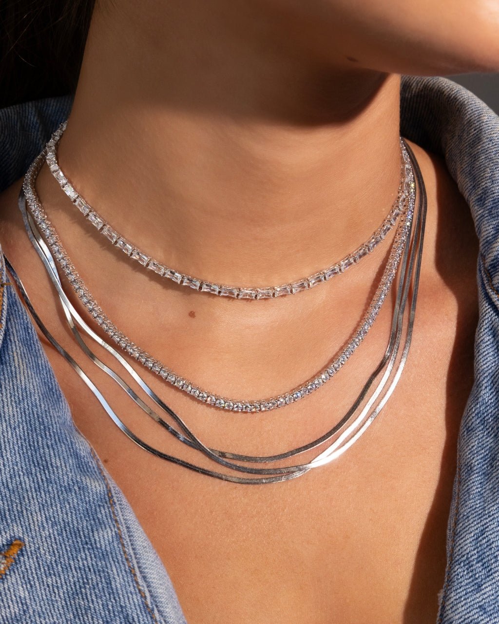 Sterling Silver Herringbone Chain