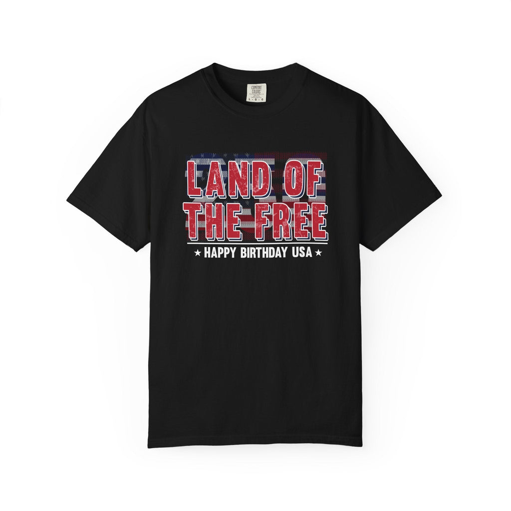 America 250 – “Land of the Free” Happy Birthday USA T-Shirt