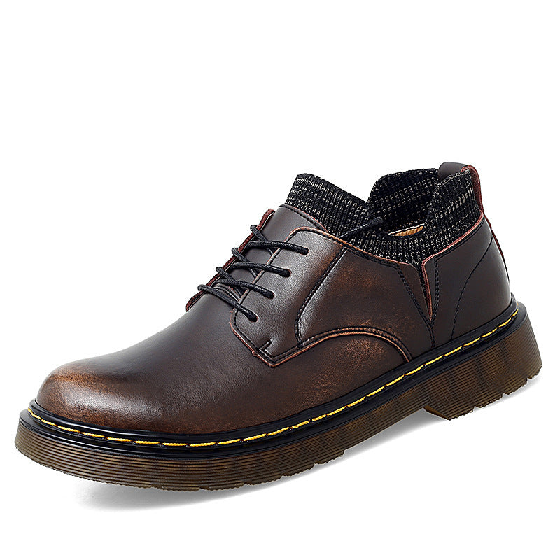 Spring New Men's Martin Boots - Retro Chunky Sole Shoes