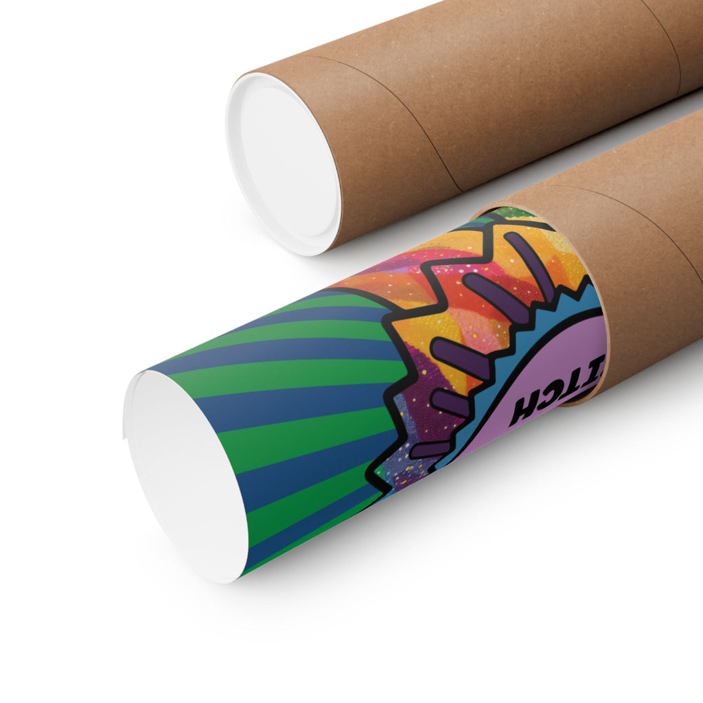 Bespattered Facade "World's Sleepiest B*tch" Rainbow Giclée Archival Matte Paper Prints