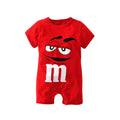 Cotton Short Sleeve Cartoon Romper Baby Set