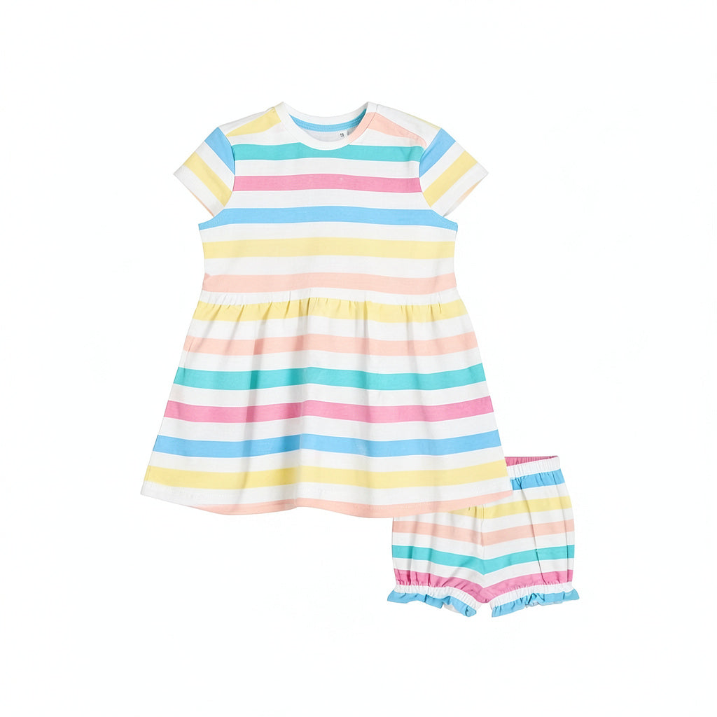 Art and Eden Baby Girls Dress with Bloomers, Size 18M