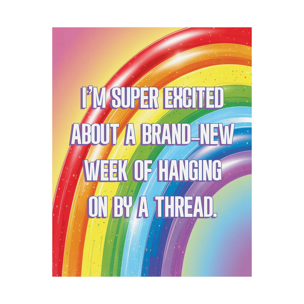 Bespattered Facade "Hanging on by a Thread" Rainbow Giclée Archival Matte Paper Prints