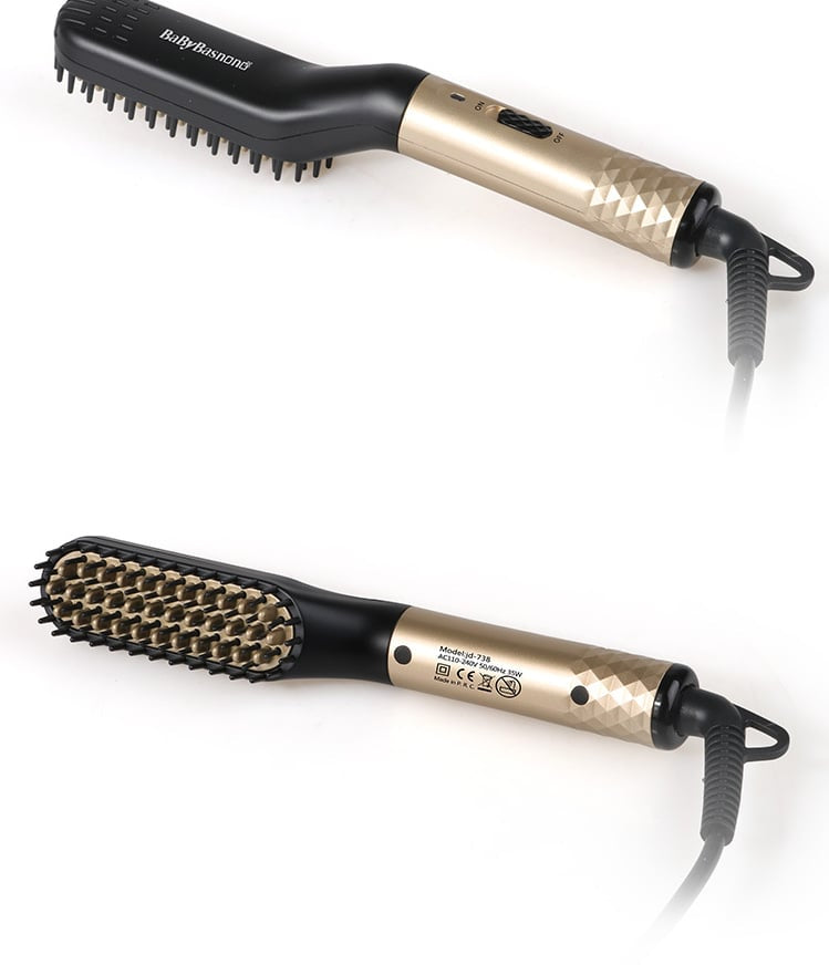 Multifunctional Hair Straightener and Beard Comb Brush