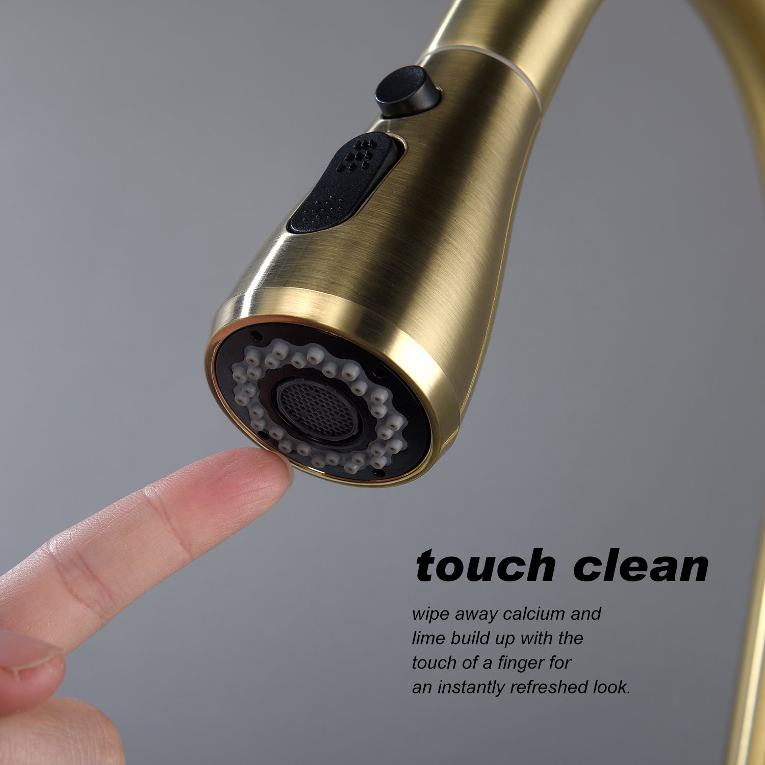 Single Handle Stainless Steel Kitchen Sink Faucet with Pull Down Sprayer