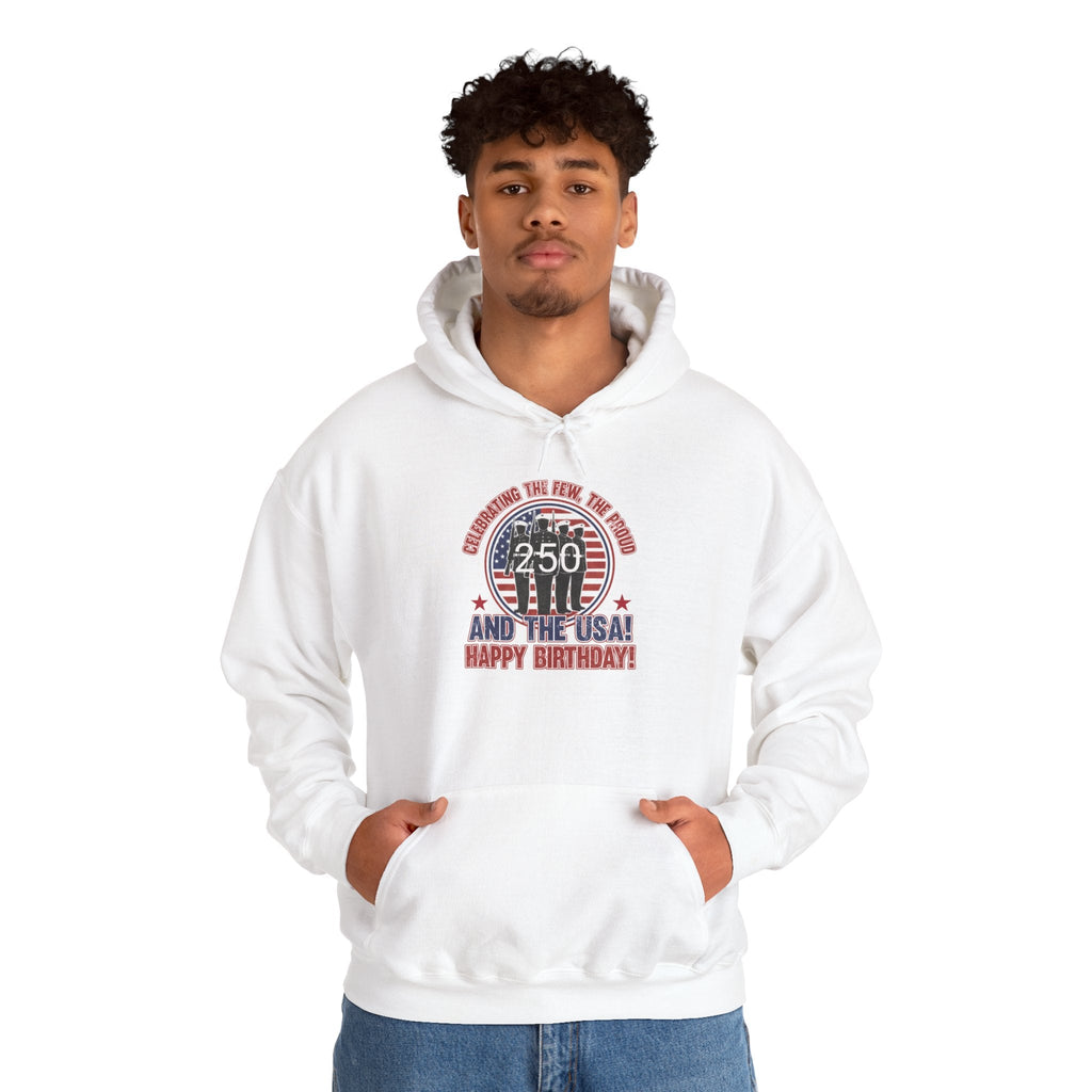 America 250 – Celebrating the Few, the Proud “Happy Birthday USA” Pullover