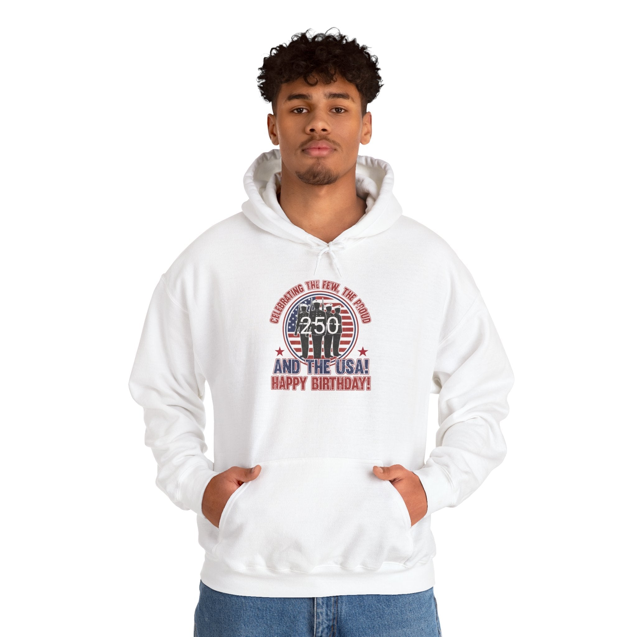 America 250 – Celebrating the Few, the Proud “Happy Birthday USA” Pullover