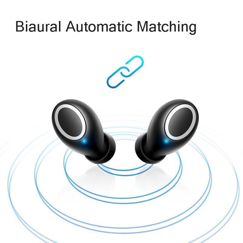 5.0 TWS Sports Bluetooth Earbuds with Charging Case