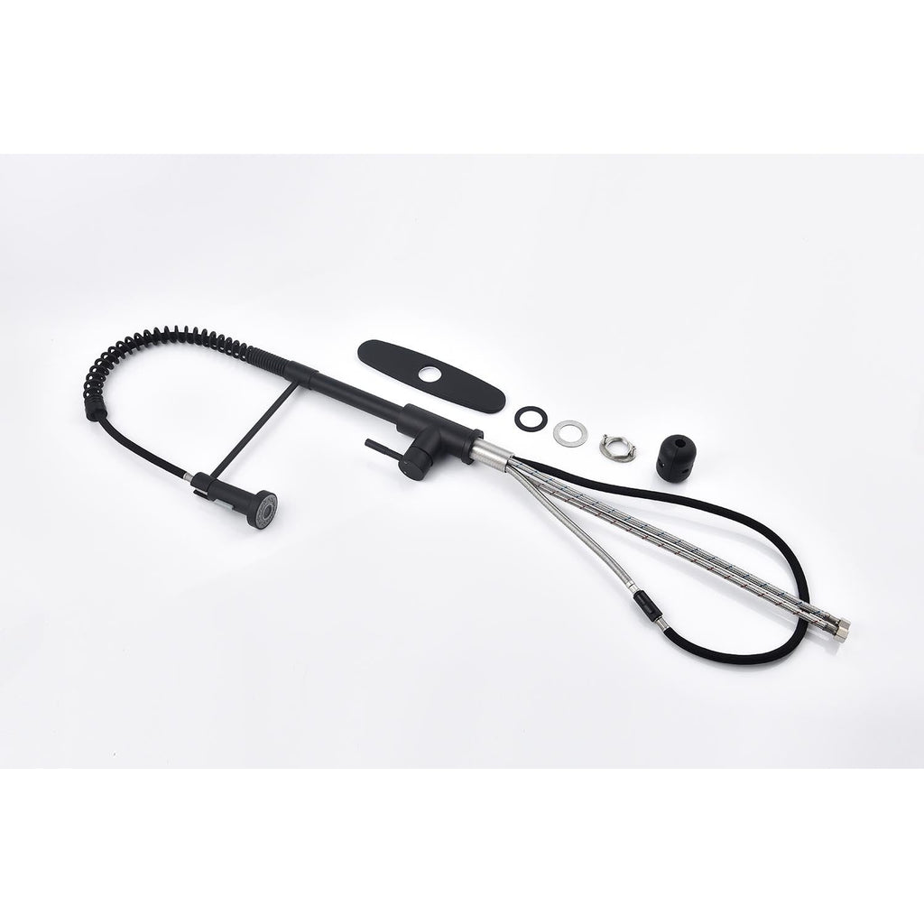 Pull down Single Handle Spring Kitchen Faucet