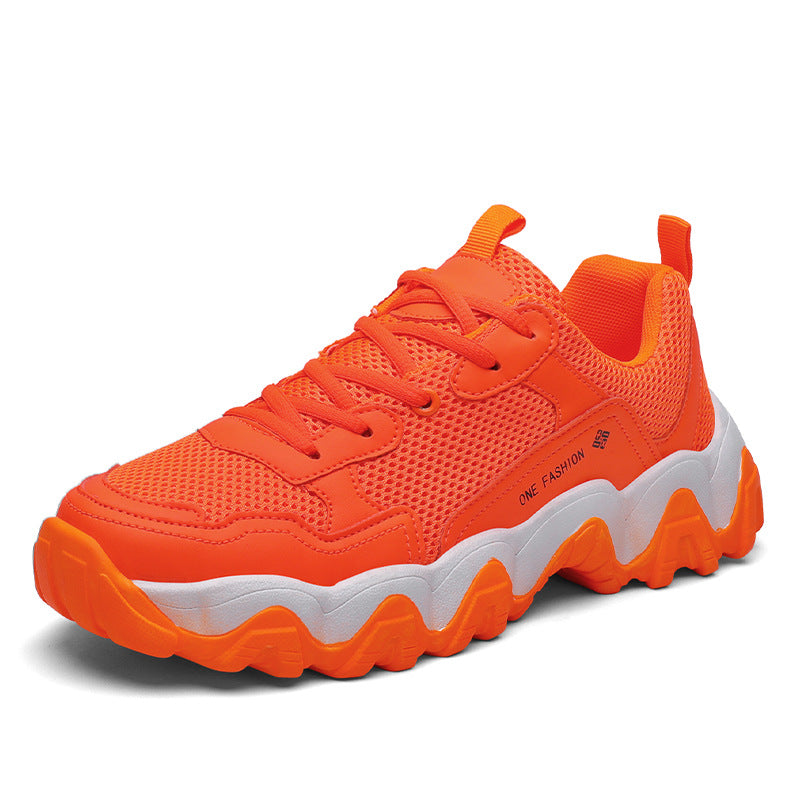 New Green Men's Casual Sports Shoes with Breathable Mesh