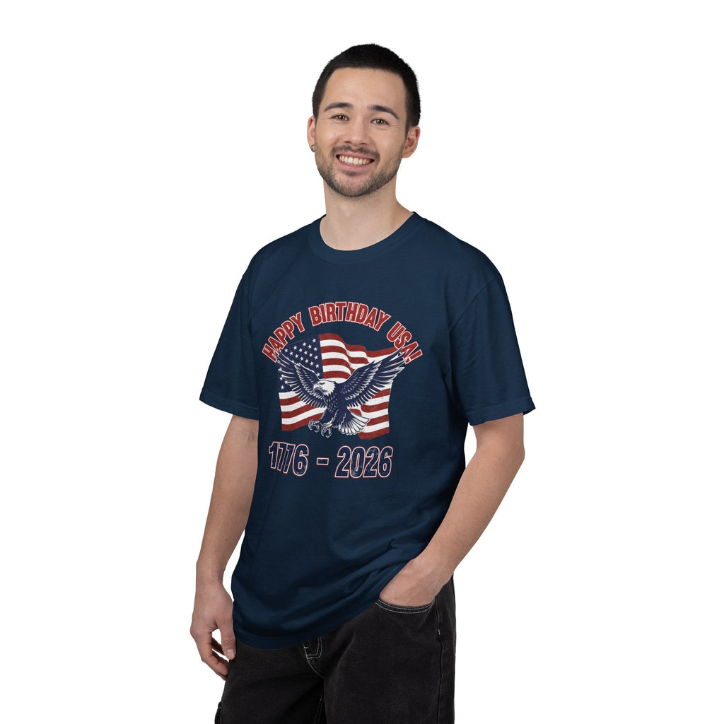 America 250 – Eagle Flag “1776–2026” Happy Birthday USA T-Shirt