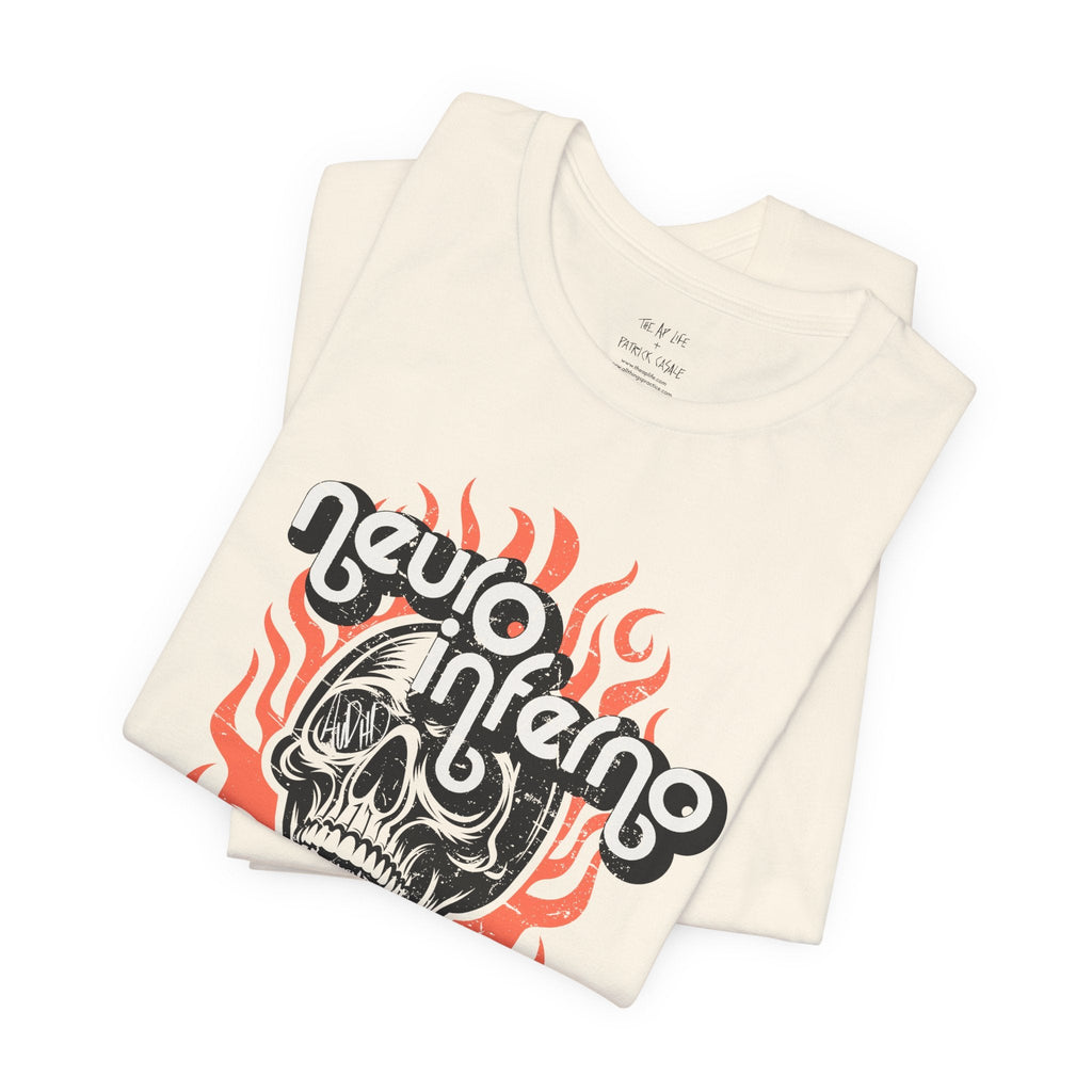 Neuro Inferno - AuDHD Burnout - Patrick Casale - Adult Unisex Jersey Tee (Ships Internationally)
