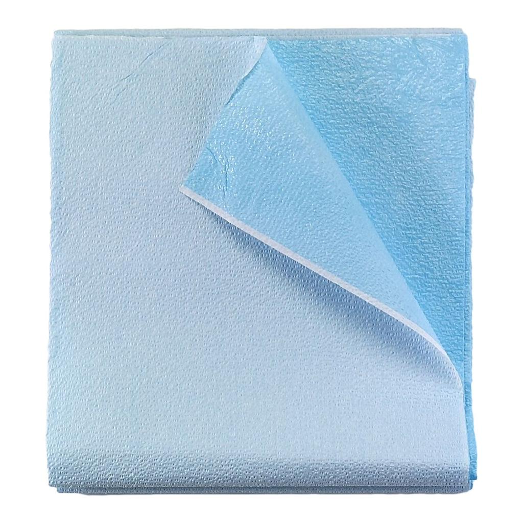 Tidi® Everyday Blue Flat Stretcher Sheet, 40 x 90 Inch 980928