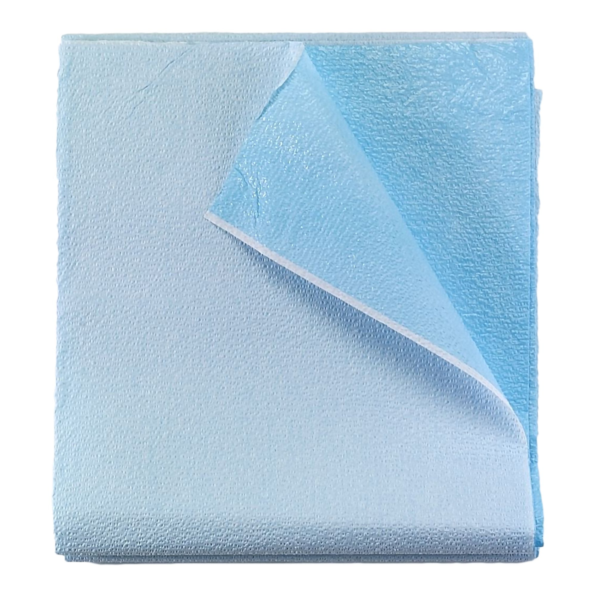 Tidi® Everyday Blue Flat Stretcher Sheet, 40 x 90 Inch 980928
