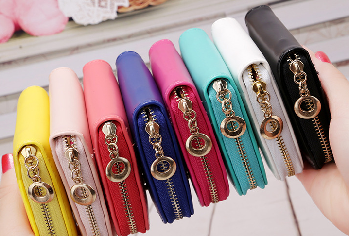 Women's Bowknot Clutch Bag with Zipper Coin Purse